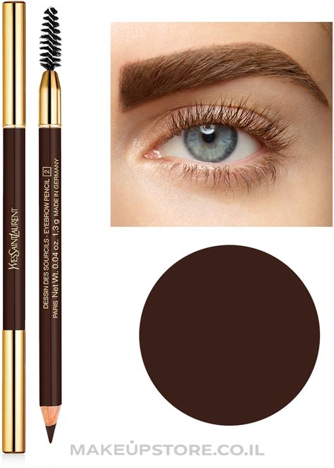 yves saint laurent brow pencil swatches|Dessin Des Sourcils Eyebrow Pencil — Eye Makeup .